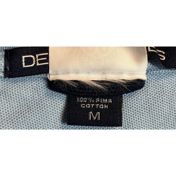 Disney Club 33 Womens Embroidered Polo Shirt Blue M Devon & Jones Pima Cotton - Picture 6 of 12